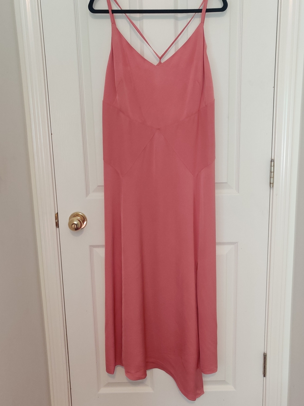 Ted Baker Odinne Pink Maxi Slip Dress with Strappy Back